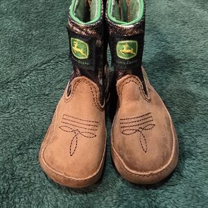 John Deere Camouflage Baby Boots